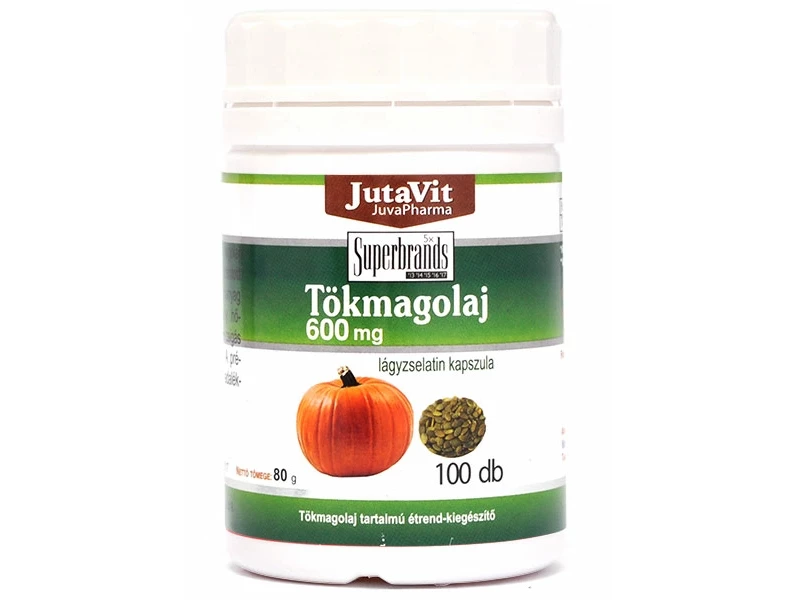 Tökmagolaj 600mg 100db kapszula (Jutavit)