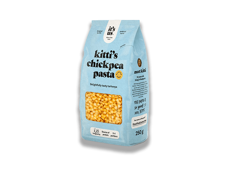 it's us KITTI'S gluténmentes csicseriborsó száraztészta tarhonya 250g