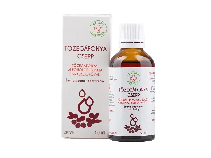 Tőzegáfonya csepp 50ml csipkebogyóval