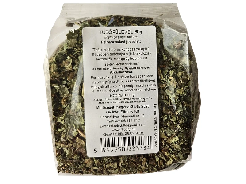 Fitodry Tüdőfűlevél Tea 60 g