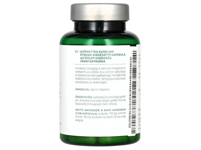 Györgytea Kurkuma kapszula 60db
