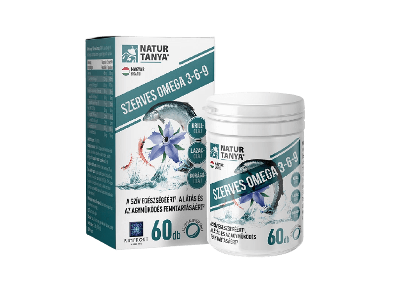 Natur tanya Szerves Omega 3-6-9 60db