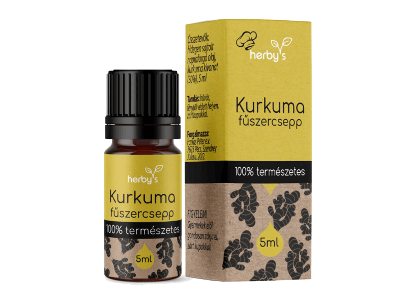 Herby's Kurkuma fűszercsepp 5ml
