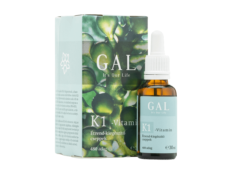 GAL K1-vitamin, 1000 mcg K-vitamin 480 adag 30ml