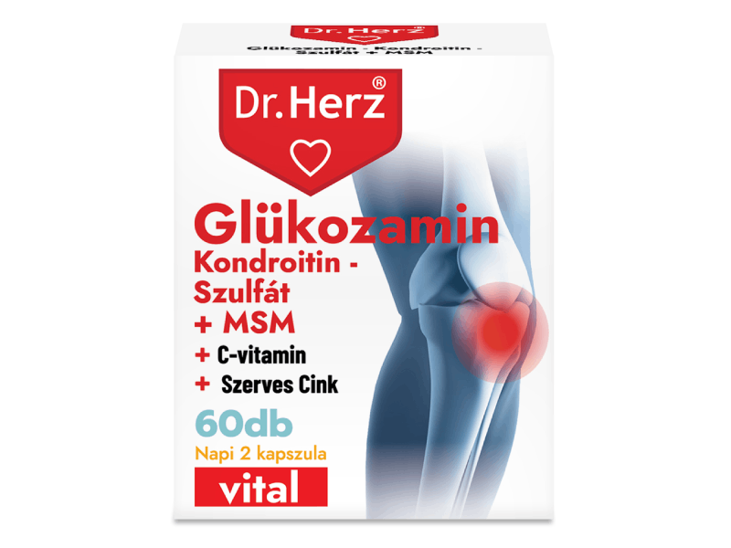 DR. Herz Glükozamin-Kondroitin-szulfát+MSM 60db