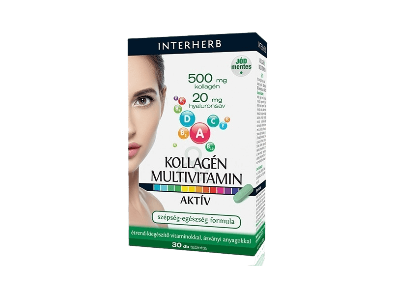 Interherb Kollagén & Multivitamin tabletta 30 db