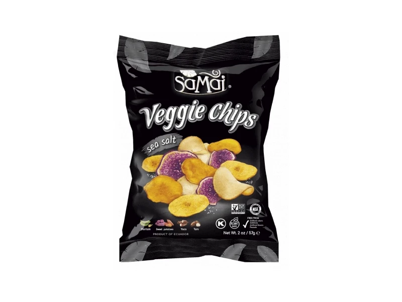 Rainforest zöldség chips tengeri sós 57g SAMAI