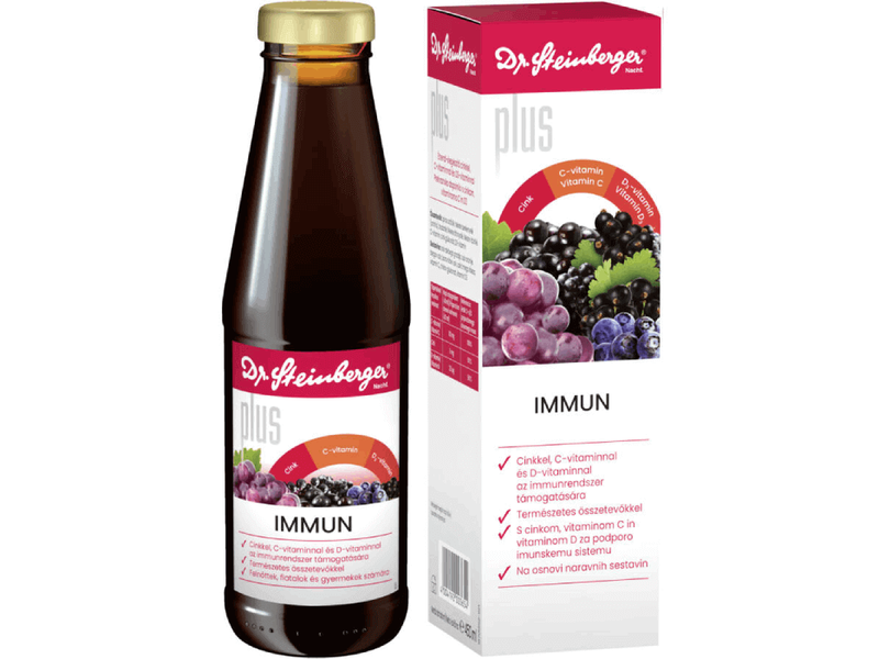 Dr.Steinberger Immun Plus C-vitaminnal és D-vitaminnal 450ml