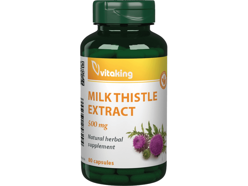 Vitaking Máriatövis Milk Thistle kapszula 80db 500mg