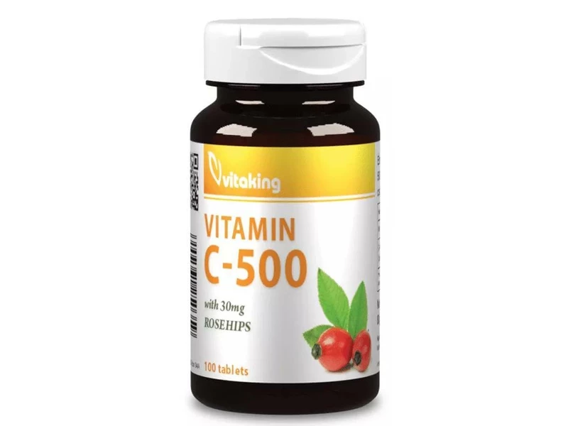 Vitaking C-500 mg Vitamin csipkebogyóval tabletta 100 db