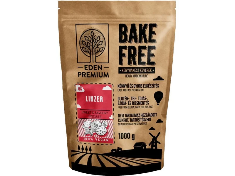 EDEN PREMIUM Bake-Free Linzer lisztkeverék 1000g