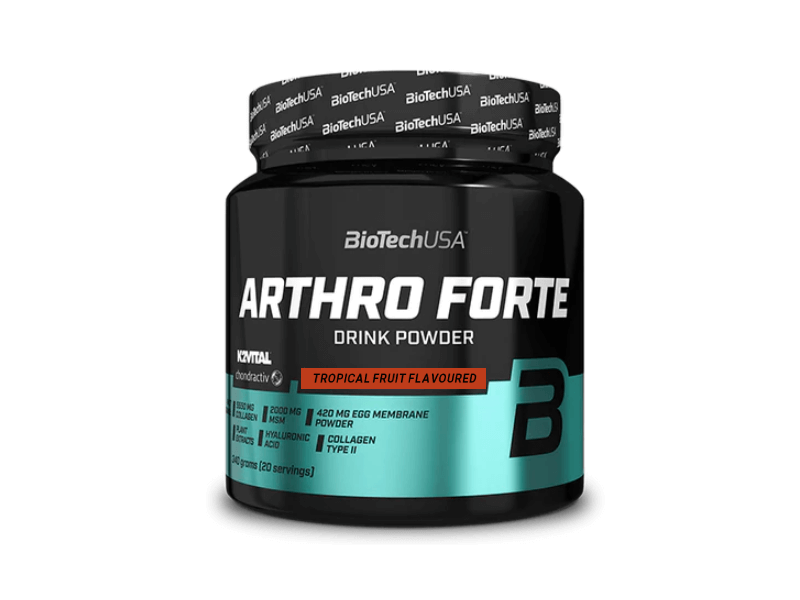 BioTech USA Arthro Forte italpor trópusi gyümölcs ízesítéssel 340g