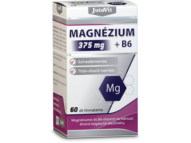 JutaVit Magnézium 375mg+B6 60db
