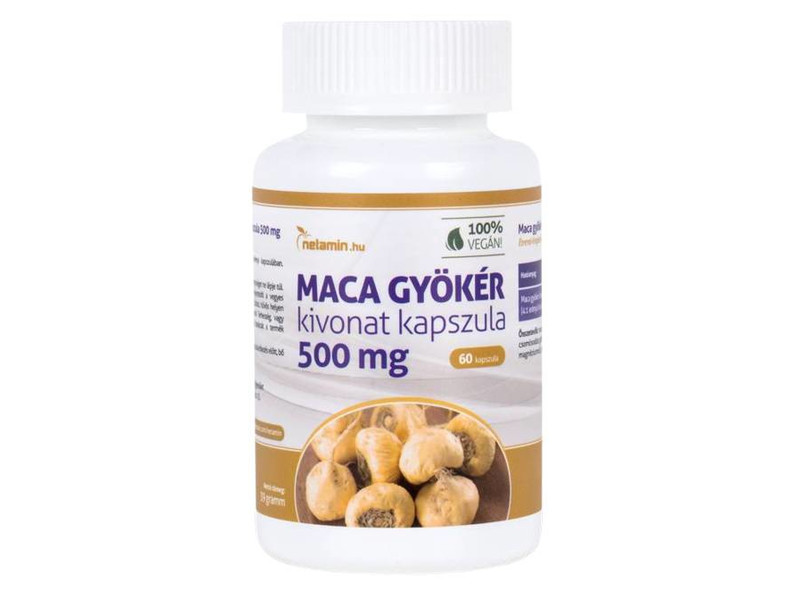 Netamin Maca gyökér kivonat kapszula 500 mg 60db