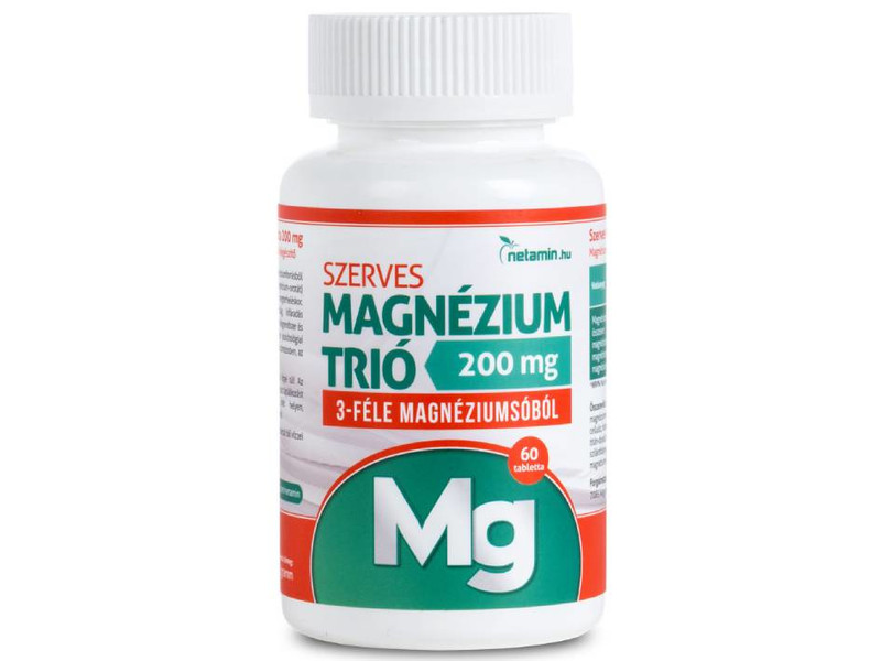 Netamin Szerves Magnézium trió tabletta 60db
