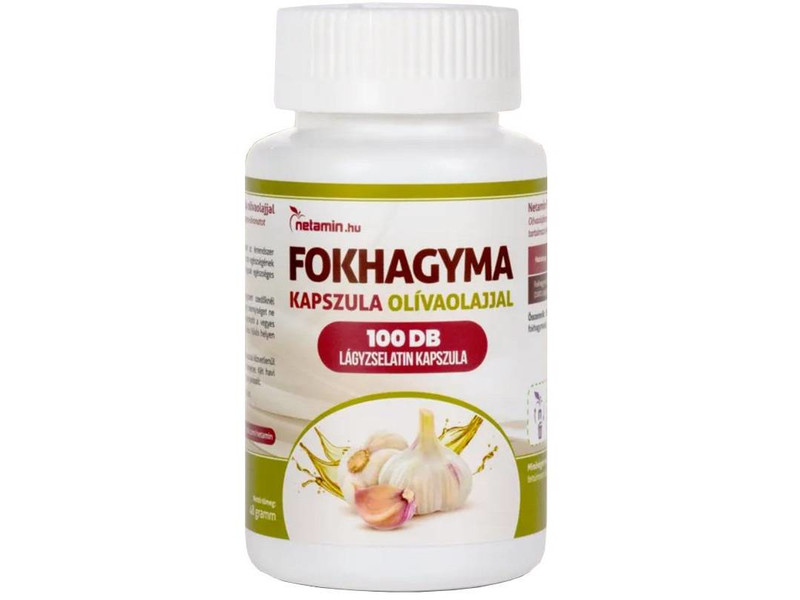 Netamin Fokhagyma Kapszula Olivaolajjal 100 db