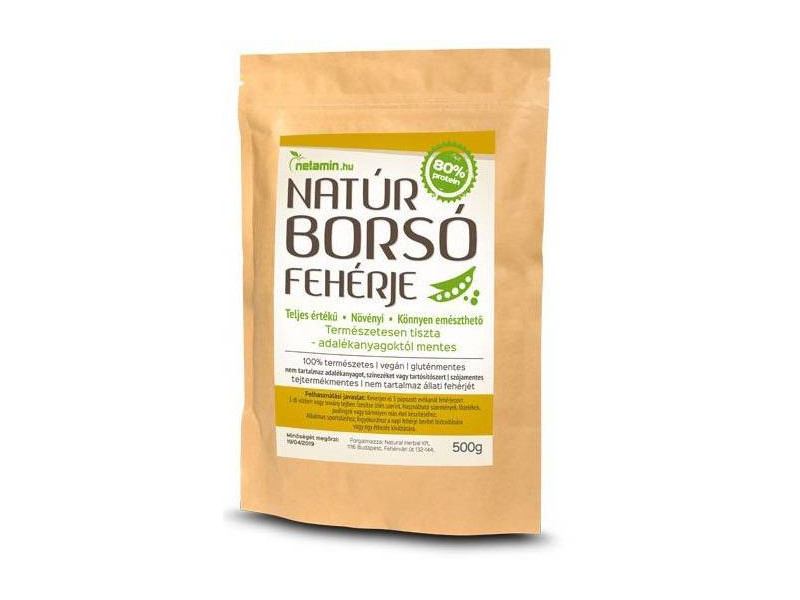Netamin Natúr Borsófehérje 500g