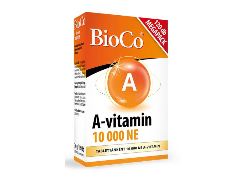 BioCo A-vitamin 10000 NE Megapack 120db