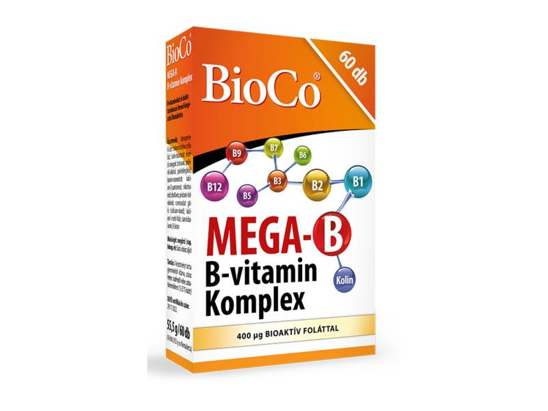 BioCo MEGA-B B-vitamin Komplex 60 db