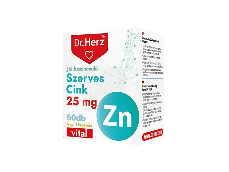 DR Herz Szerves Cink 25mg 60db