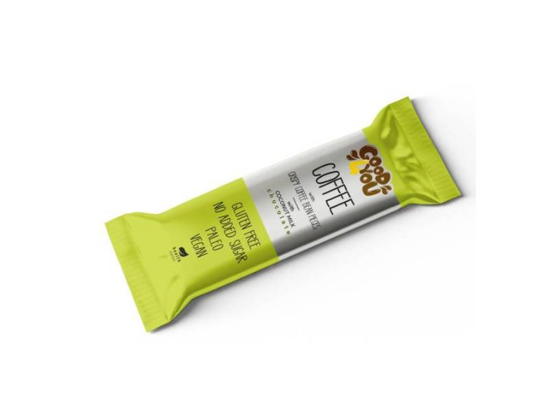 Health Market Good4You Kávés szelet kókusztejes csokoládéval, édesítőszerekkel 25 g