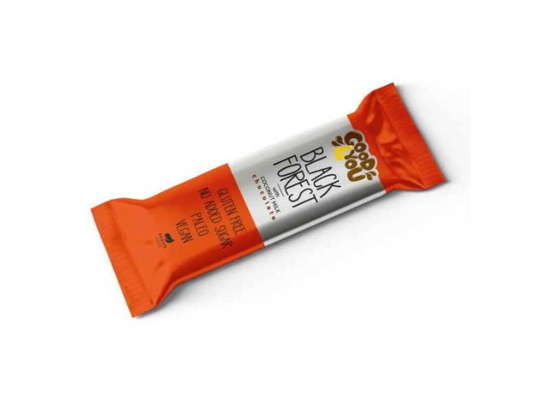 Health Market Good4You Feketeerdő ízű szelet kókusztejes csokoládéval 25 g