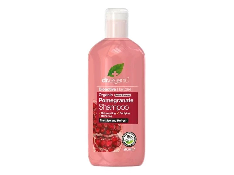 Dr. Organic Bio gránátalma sampon 265 ml