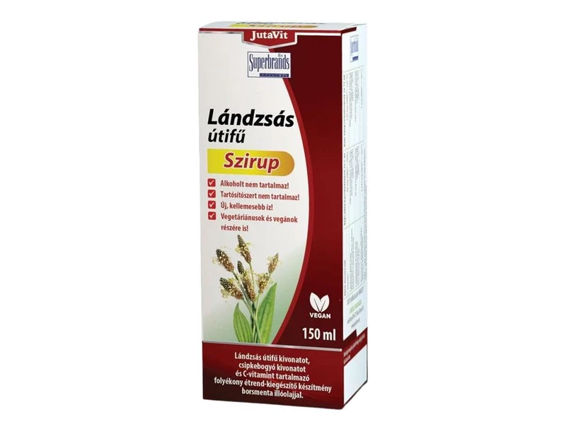 JutaVit Lándzsás útifű szirup 150 ml (JutaVit)