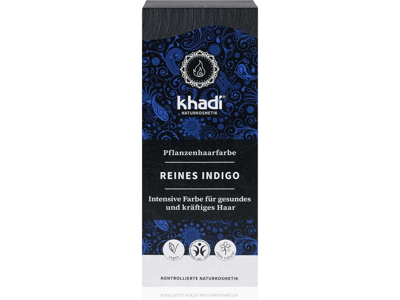 Khadi Hajfesték por 100g - Kékesfekete