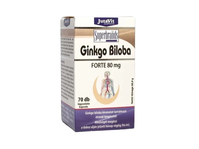 Jutavit Ginkgo Biloba forte 60+10db kapszula