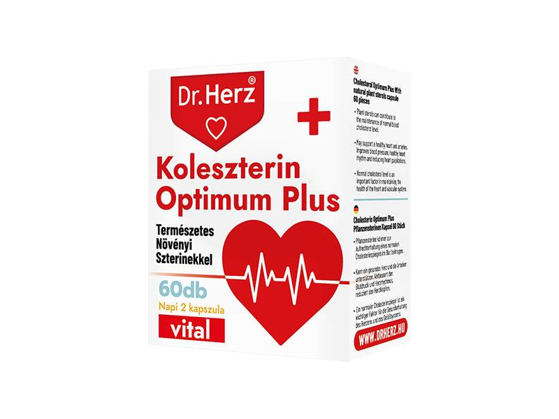 Dr. Herz Koleszterin Optimum Plus 60db