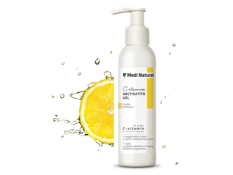 MediNatural C-vitaminos arctisztító gél 150ml