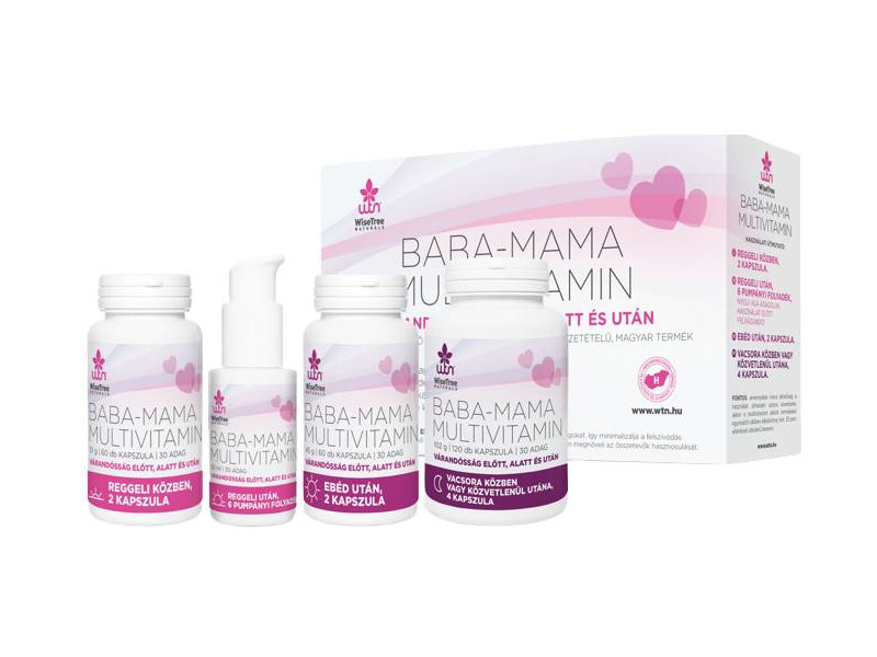 WiseTree Naturals Baba-Mama multivitamin 30adag