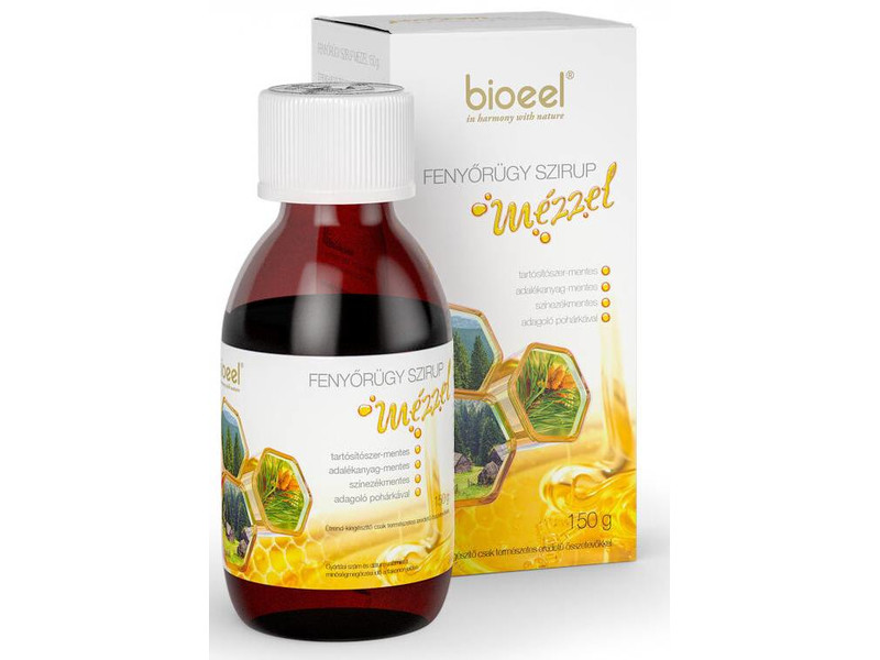 Bioeel Fenyőrügy szirup mézzel 150g