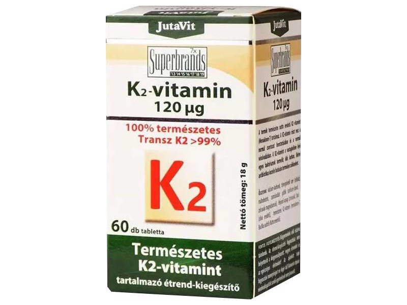 Jutavit K2 -vitamin 120 Ug 60 db Filmtabletta