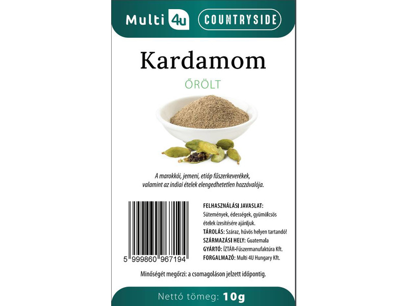 Multi 4U Countryside kardamom őrölt 10g