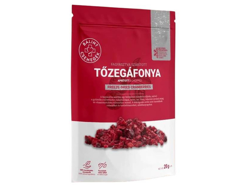 Bálint Csemege Szárított Tőzegáfonya Aprított 20g
