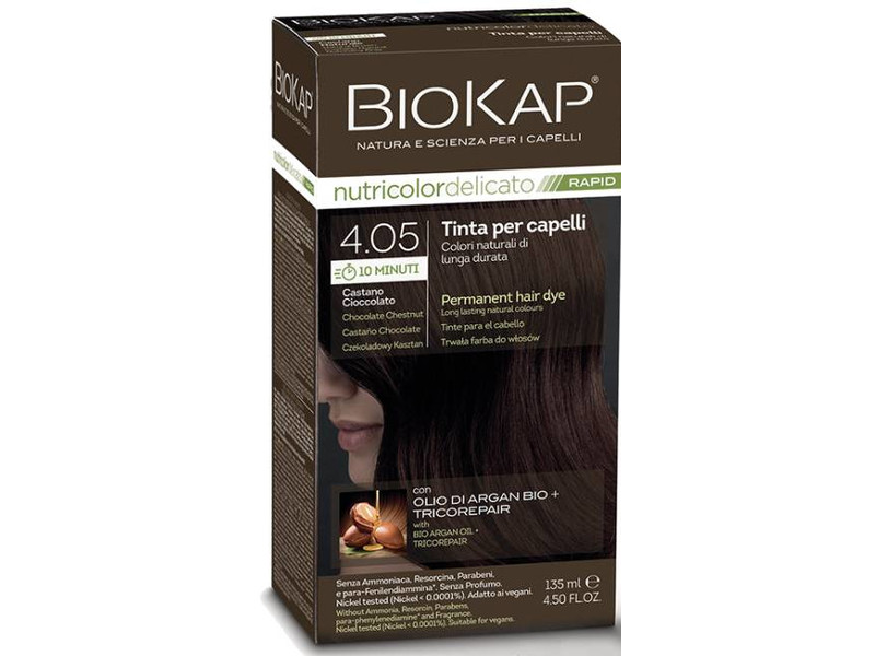 Nutricolor Rapid Tartós hajfesték Nr 4.05 Chocolate Chestnut