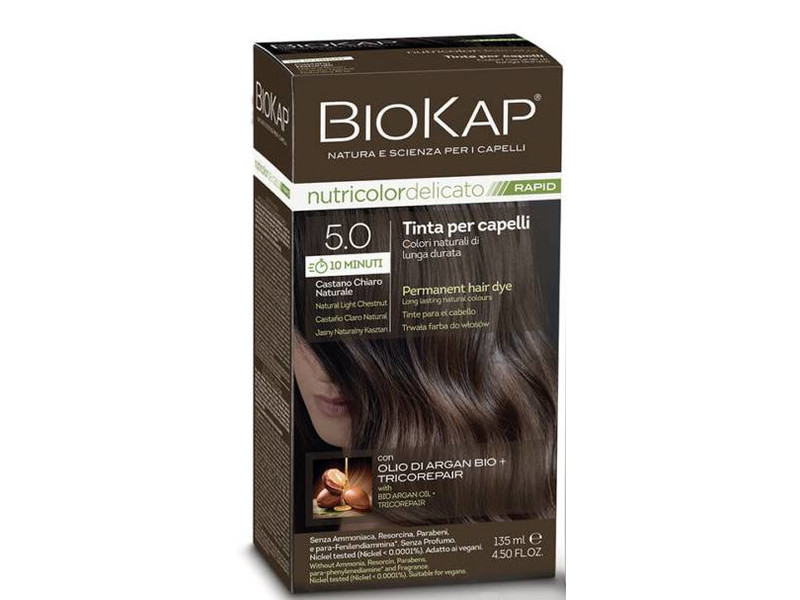 Nutricolor Rapid Tartós hajfesték Nr 5.0 Natural Light Chestnut