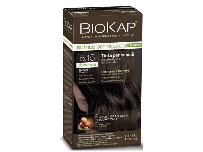 Nutricolor Rapid Tartós hajfesték Nr 5.15 Ash Chestnut