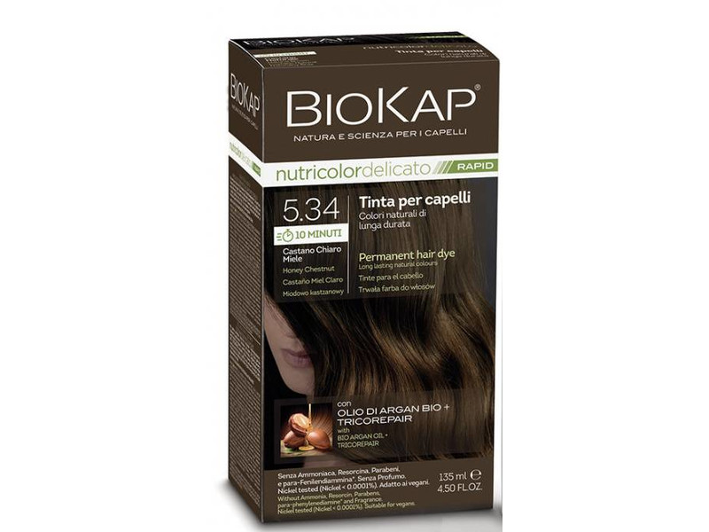 Nutricolor Rapid Tartós hajfesték Nr 5.34 Honey Chestnut