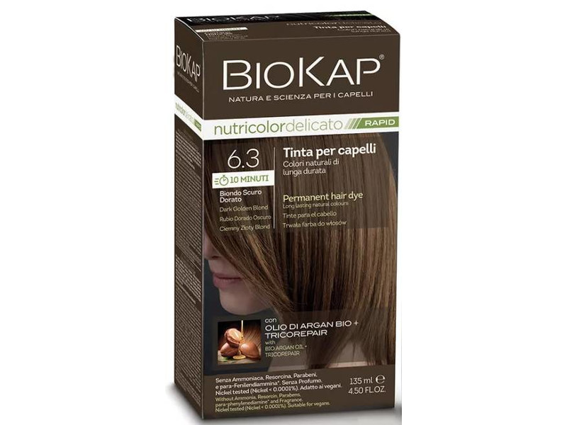 Nutricolor Rapid Tartós hajfesték Nr 6.3 Dark Golden Blond