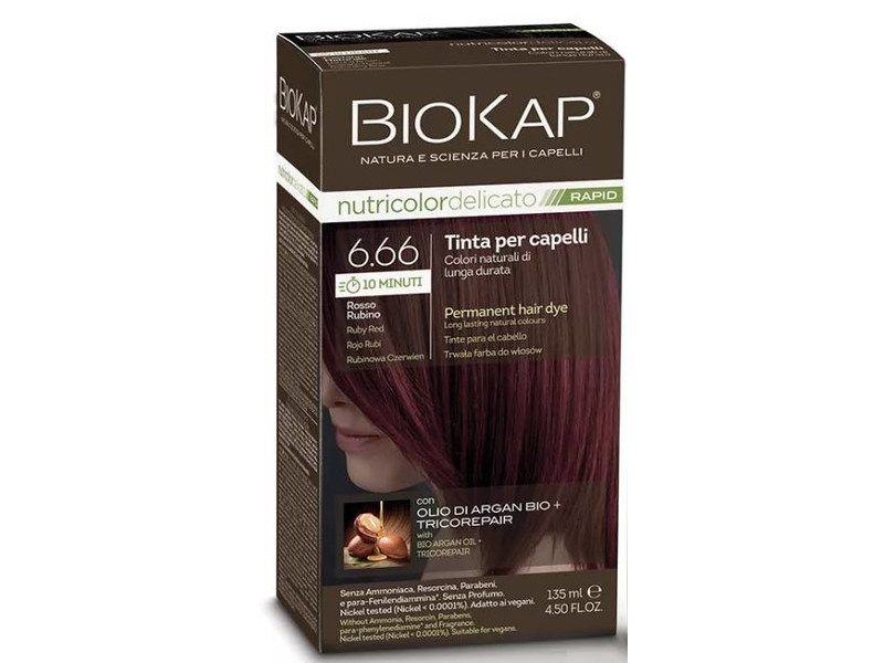 Nutricolor Rapid Tartós hajfesték Nr 6.66 Ruby Red