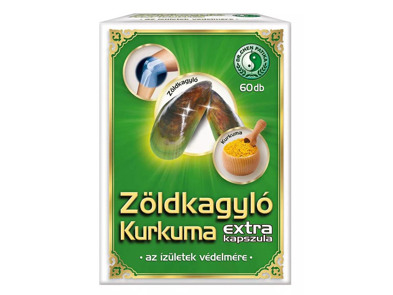 Dr.Chen Zöldkagyló Kurkuma Forte kapszula 60 db