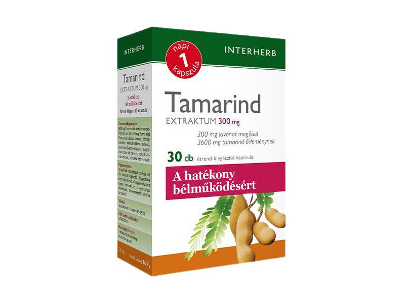 Interherb NAPI1 Tamarind Extraktum 300 mg 30 db