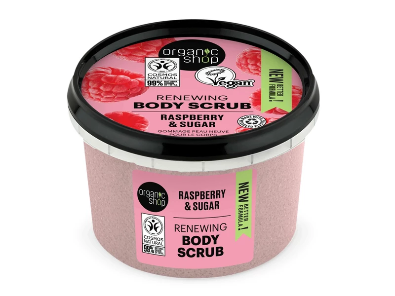 Organic Shop Bőrradír bio málnával 250 ml