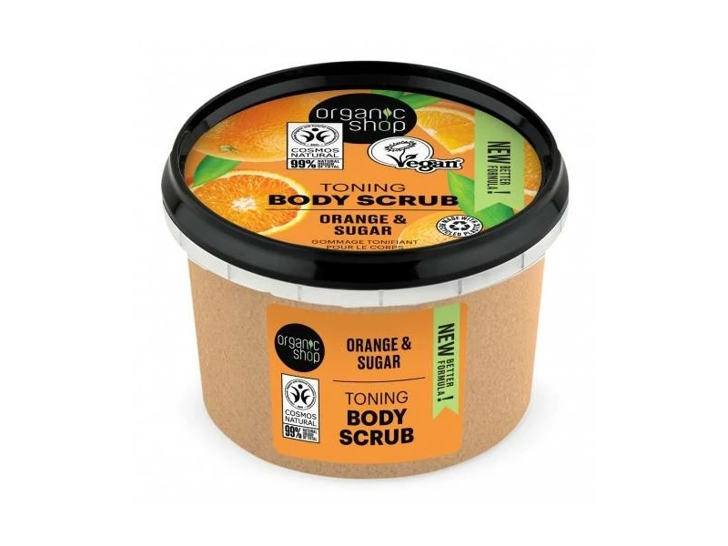 Organic Shop Bőrradír bio naranccsal és cukorral 250 ml