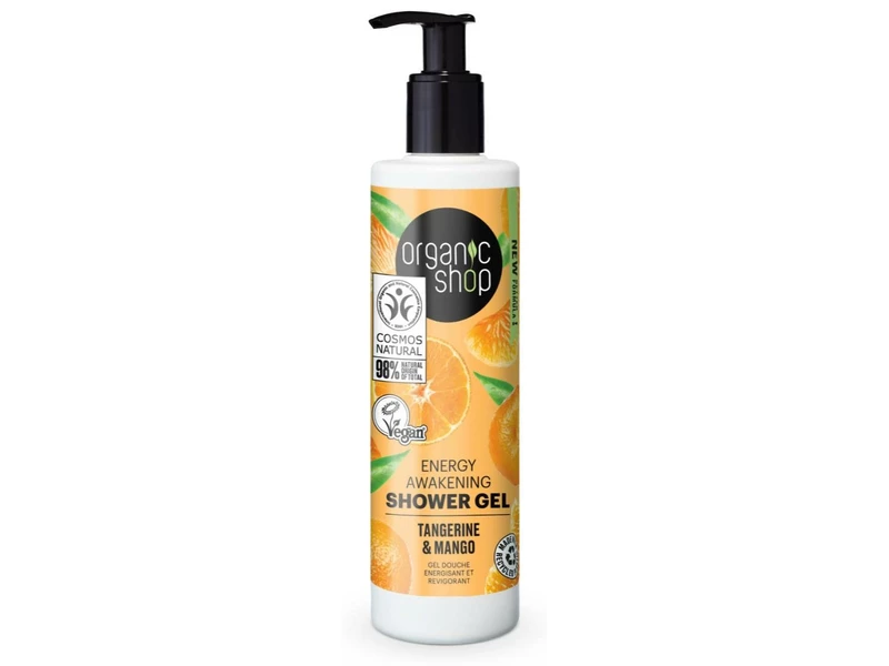 Organic Shop tusfürdő bio mandarin és mangó kivonattal 280 ml