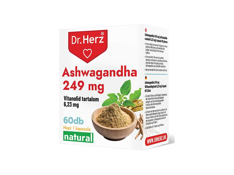 Dr.Herz Ashwagandha 249 mg 60 db kapszula