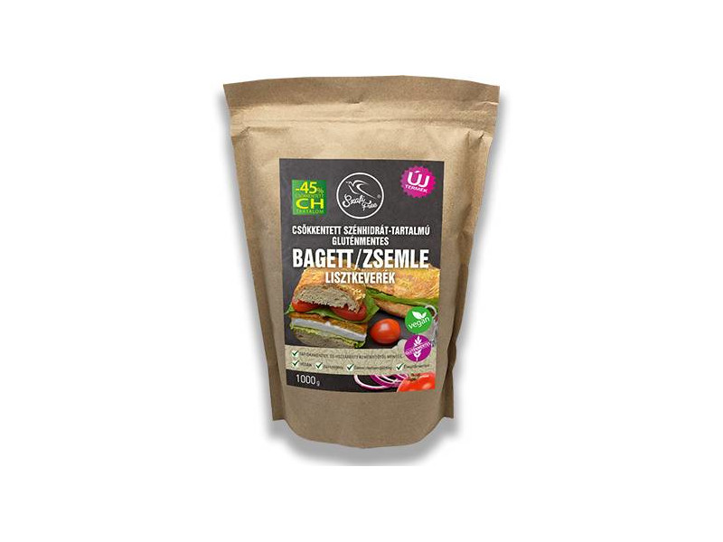 Szafi Free csökkentett szénhidrát-tartalmú bagett / zsemle lisztkeverék 1000g